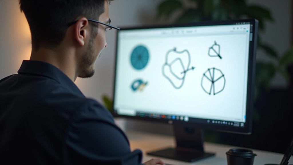 Close-up of vector editing workspace showing anchor points and control handles on a curved path